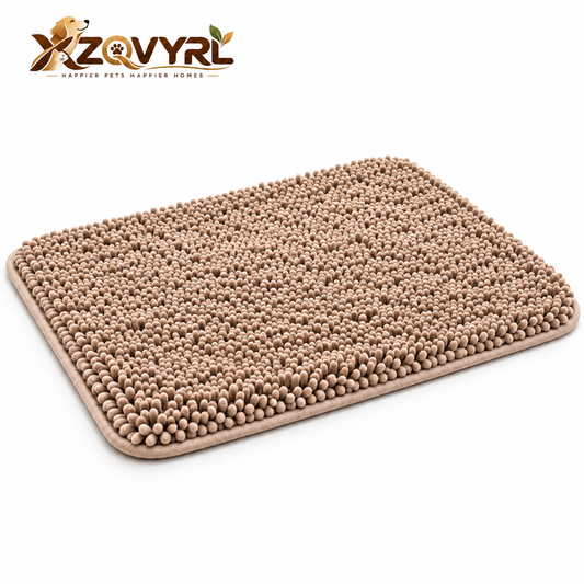 XZQVYRL Super Absorbent Chenille Pet Mat – Ultra-Soft Fast-Drying Non-Slip Dog & Cat Bath Mat and Mud Dirt Trapper Rug - product view 4